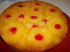 Pineapple & Cream Cheese Upside Down Cake