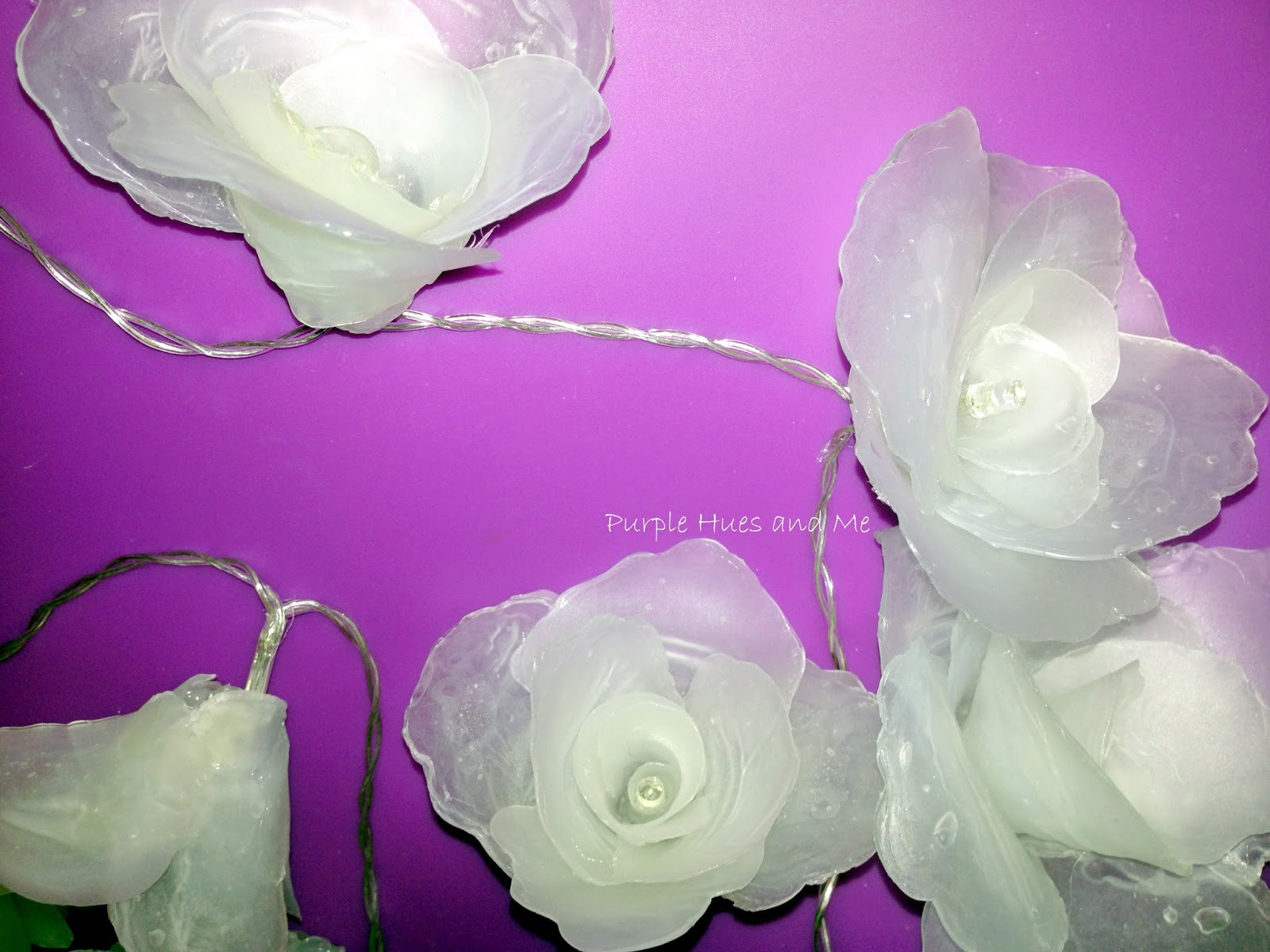 Purple Hues and Me Flowers Made of Hot Glue DIY