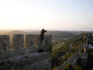 sun, obidos, camera