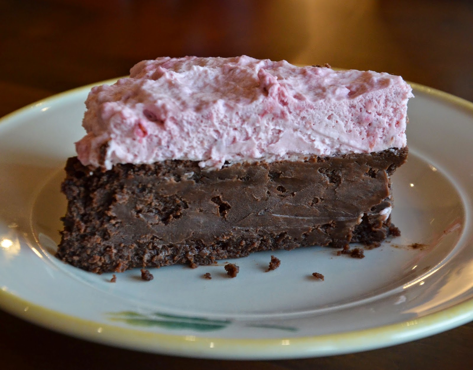 chokladtårta utan grädde