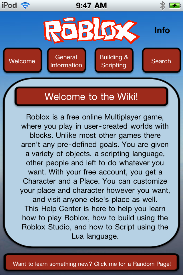 Category:Website, Roblox Wiki