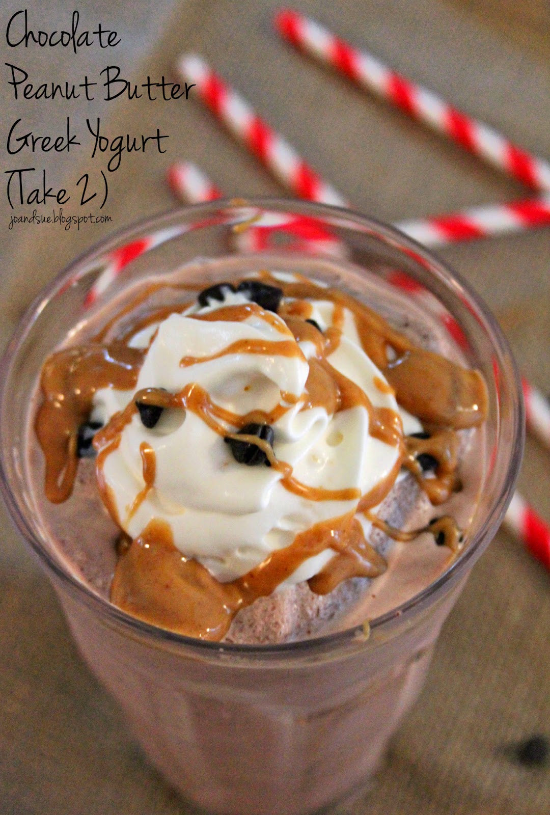 Jo and Sue Chocolate Peanut Butter Greek Yogurt (Take 2)