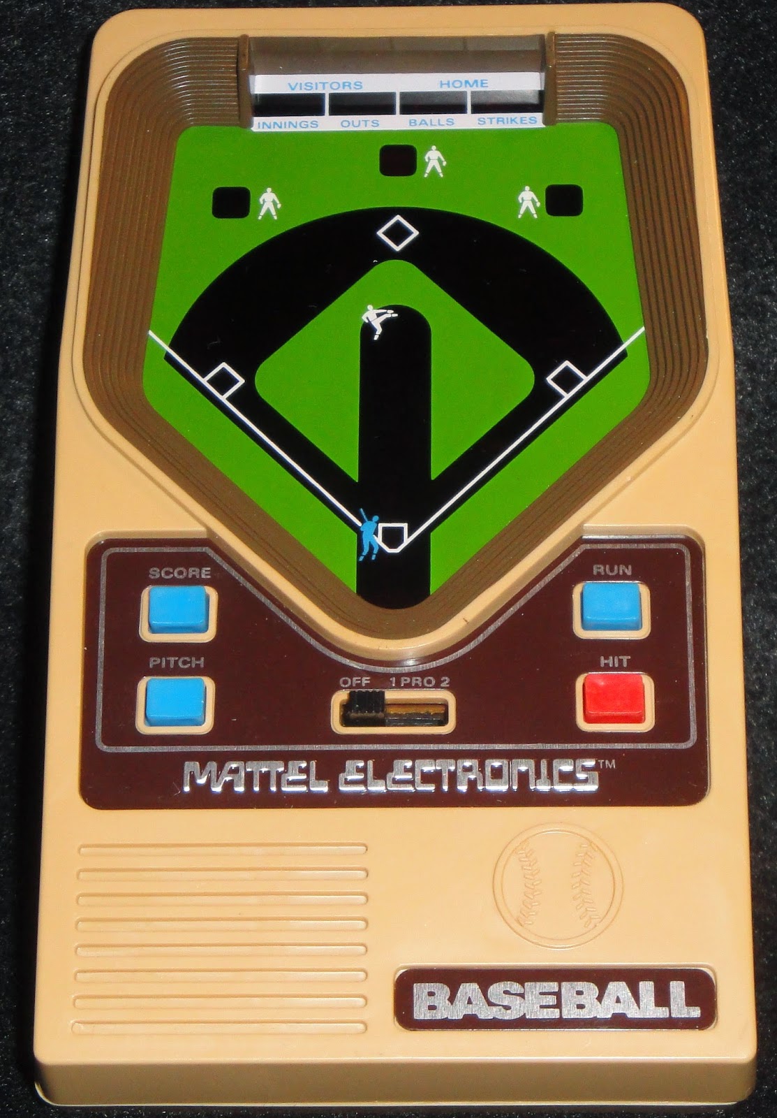 mattel baseball game