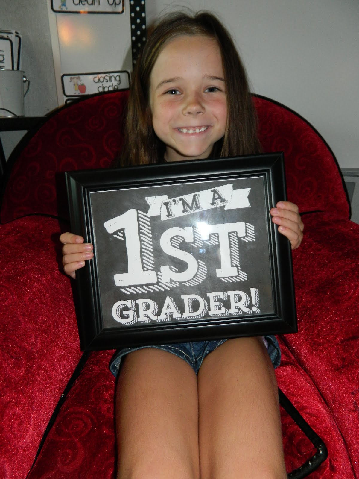 Look out FIRST GRADE!  Here we come!