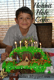 DIY Hobbit hole birthday cake by Over The Apple Tree