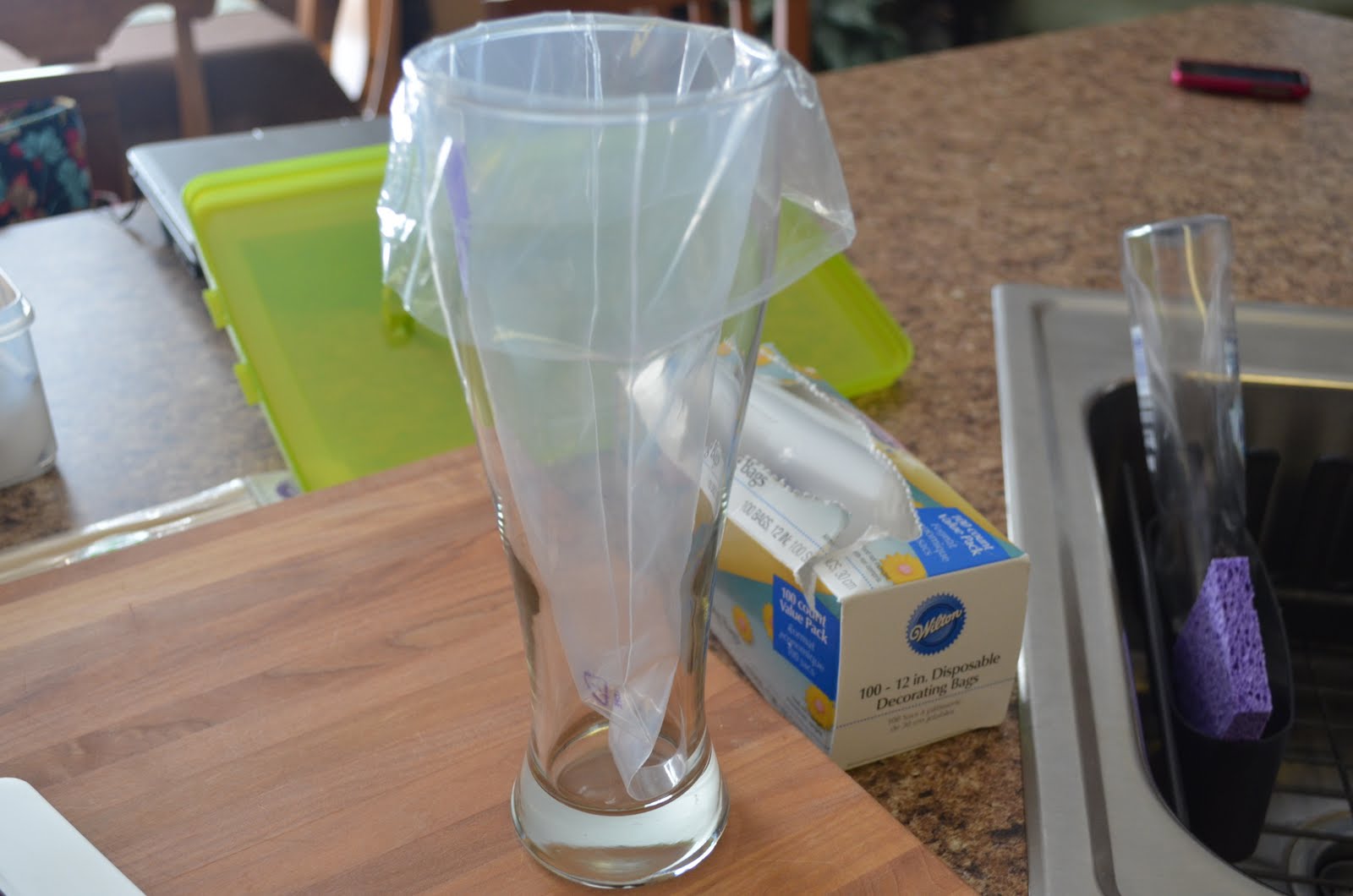 Laura's Home Kitchen Quick and Easy How to Fill a Piping Bag without