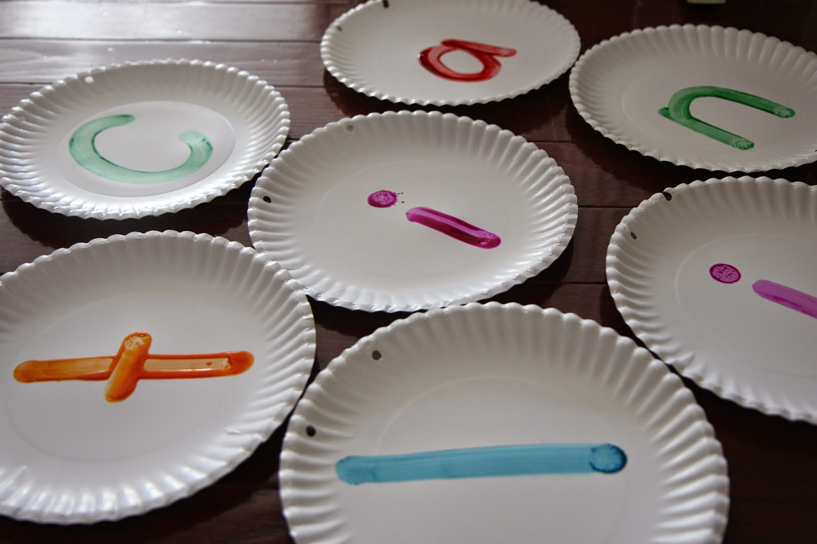 Toddler Approved! Preschool Paper Plate Alphabet Game {Back to School