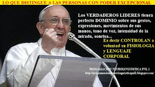 “En los individuos de poder excepcional encontramos  por lo regular aspectos fisiológicos que se salen de lo común, bien sea una mirada especial o un tono de voz o unos determinados gestos”