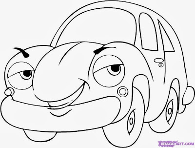 Car Cartoon Drawing