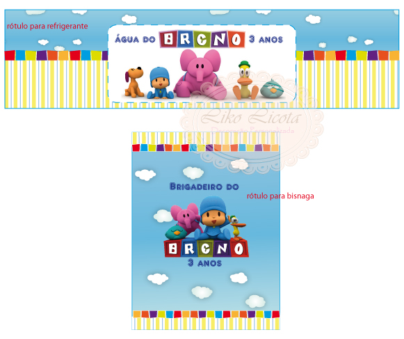 papelaria personalizada pocoyo