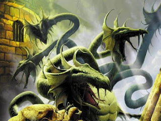 hidra kebenaran keberadaan monster Naga berkepala sembilan