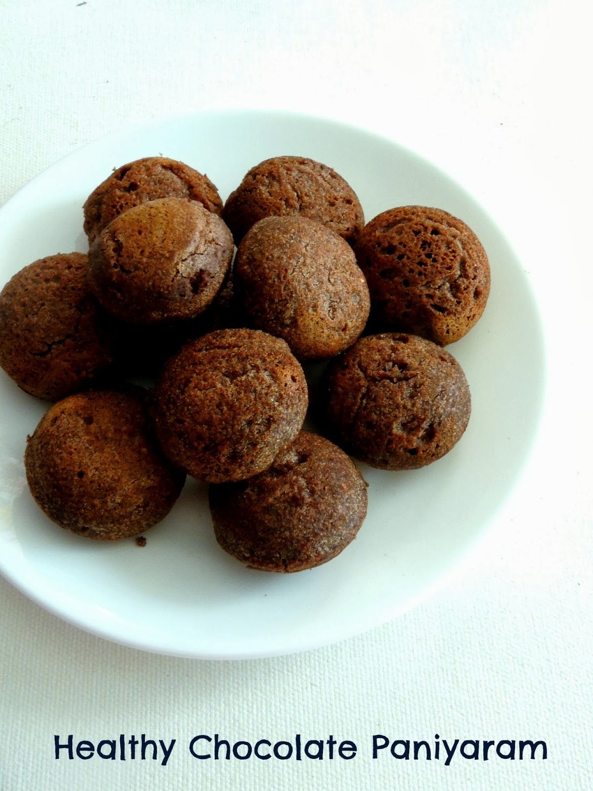 Healthy Chocolate Dumplings/Chocolate Paniyaram Cook N Click