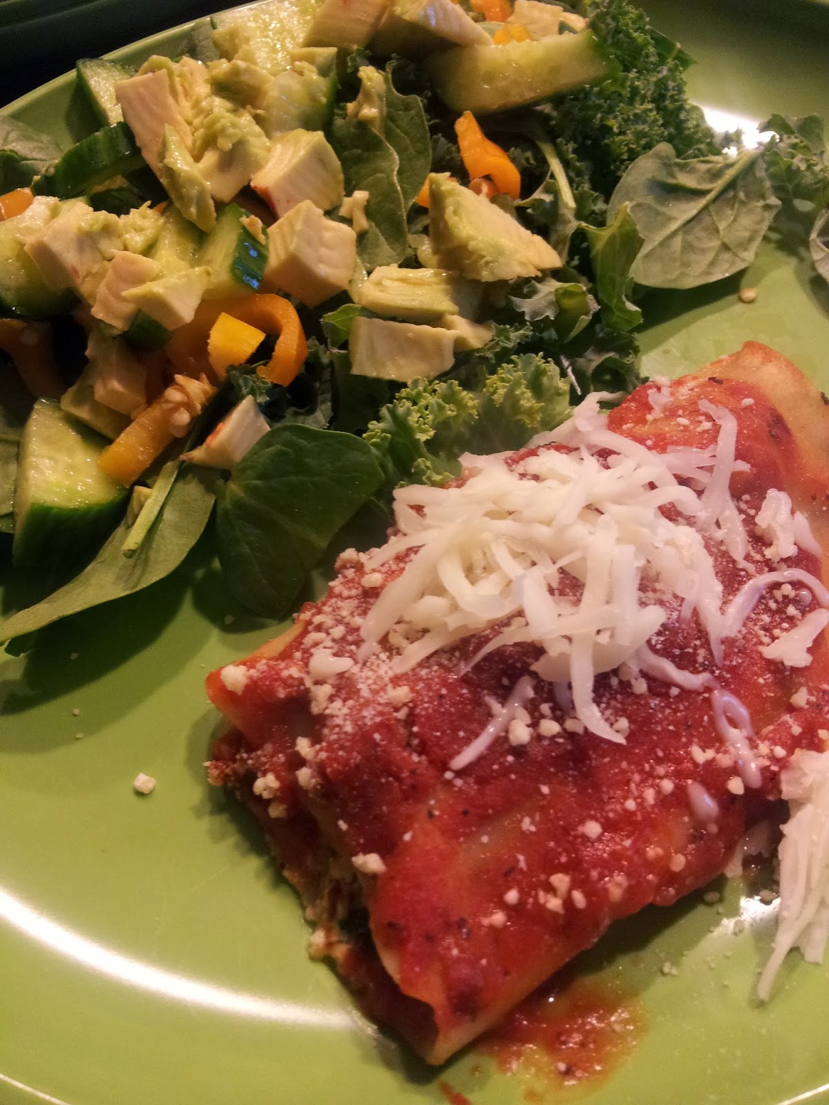 Eat Travel Be Active A Healthy Version of Manicotti