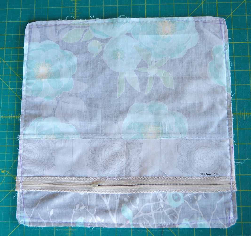 Pillow Tutorial Decorative Pillow Case with Hidden ZIpper From Blank