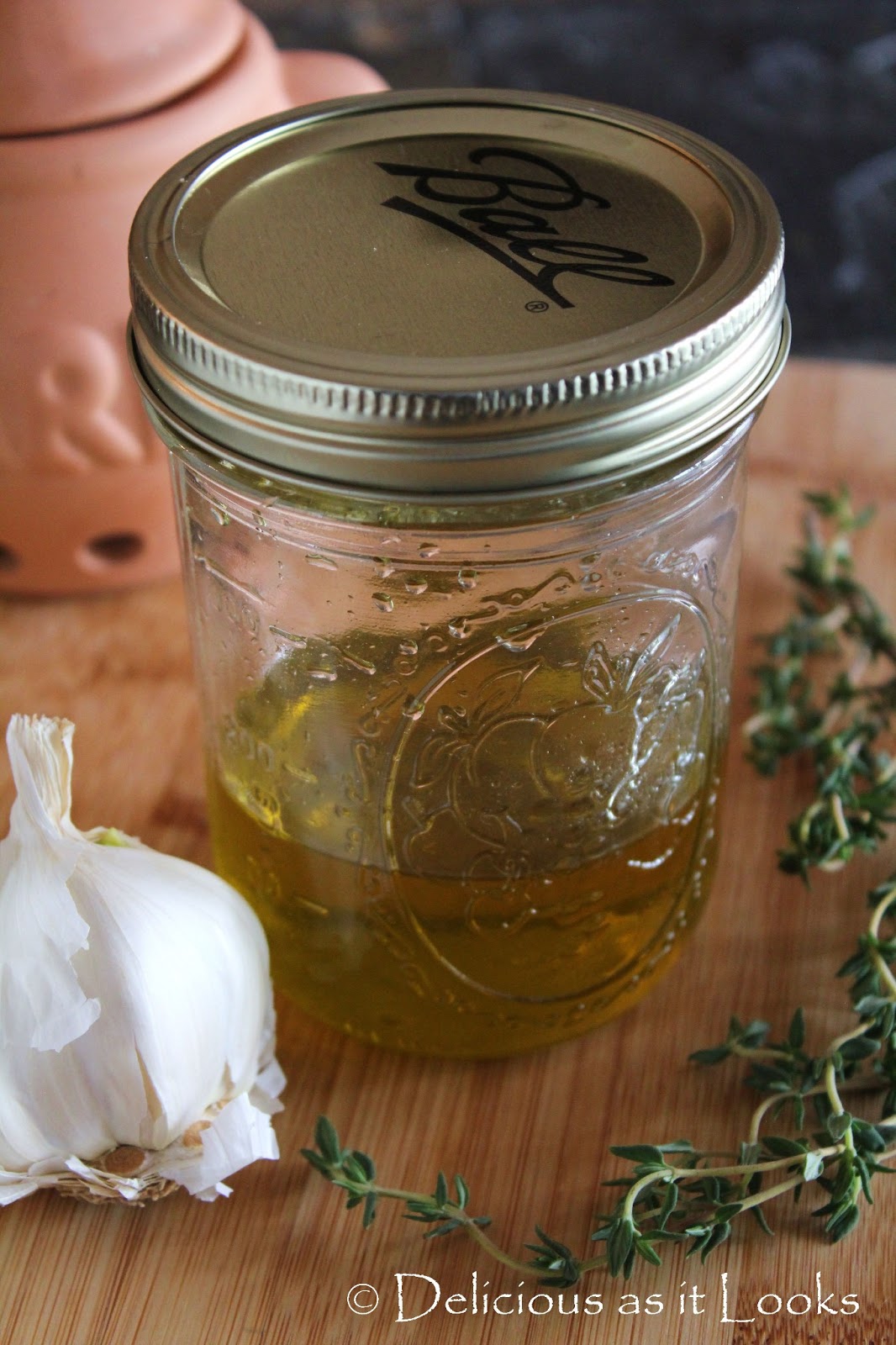 Oven Roasted Garlic Oil Delicious as it Looks