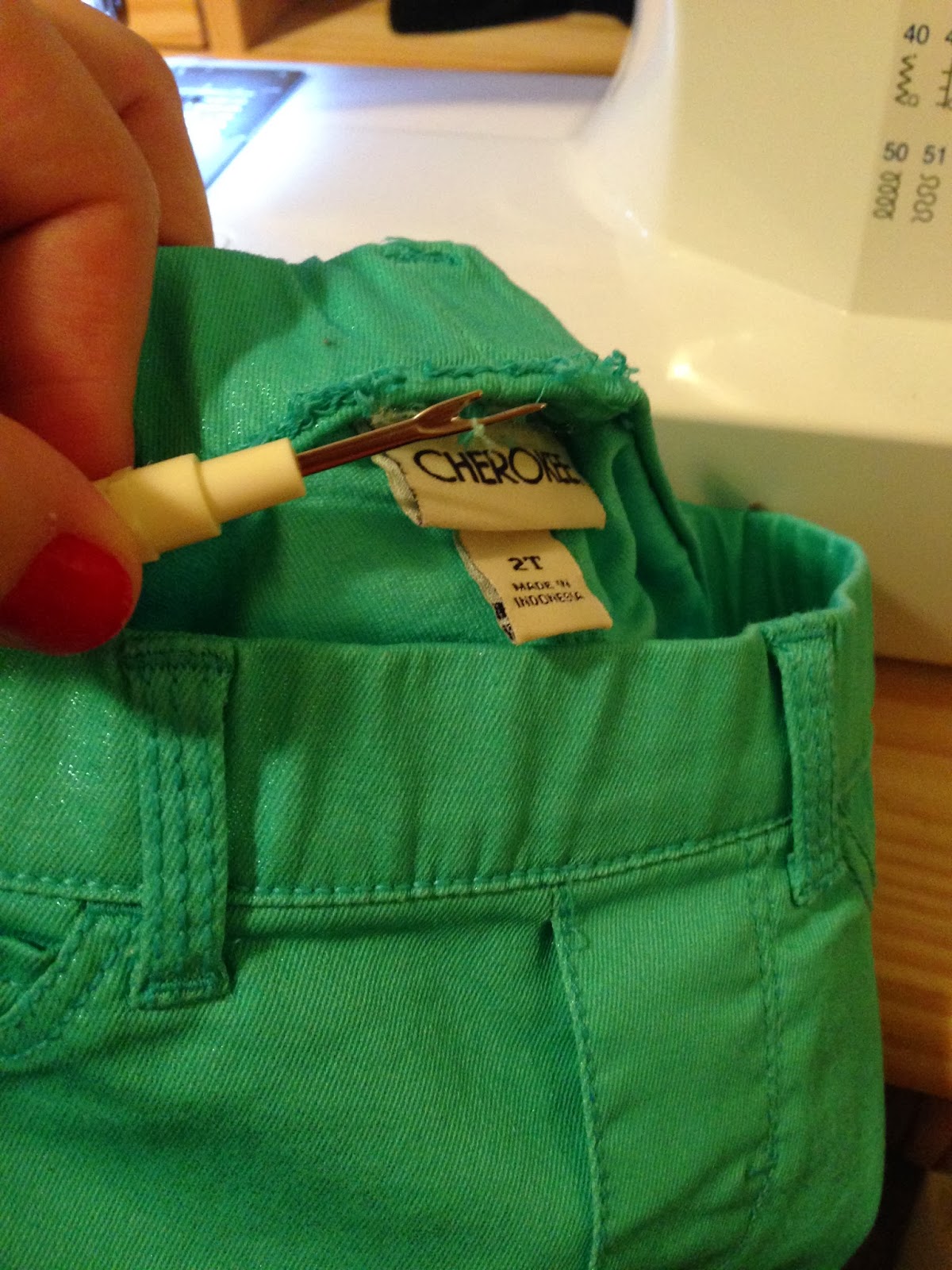 Sew Obsessed Taking in Elastic Pants