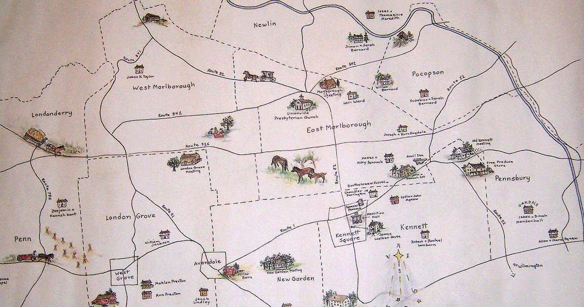 Map of the Week The Pennsylvania Underground Railroad