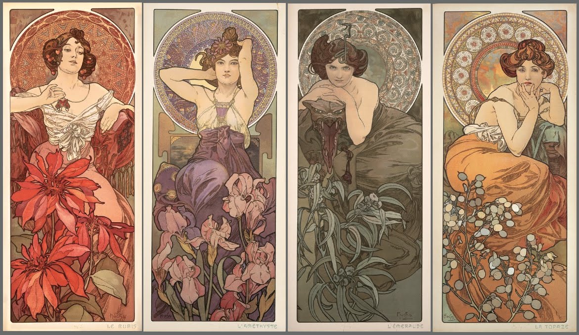 Art Nouveau Liberty E Manifesto Pubblicitario