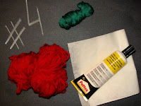Christmas gift wrapping ideas A simple D.I.Y. project, for a beautiful red and green Christmas wrap!