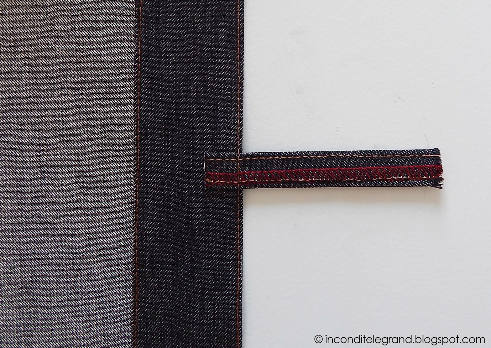 Lockstitch and Two Smoking Needles Sewing Tutorial Attaching belt