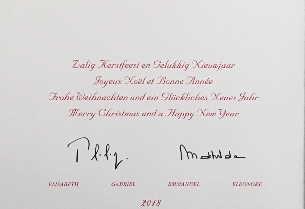 Gert S Royal Replies King Philippe Queen Mathilde Christmas