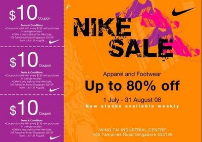 nike promotion singapore