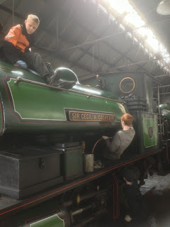 Cleaning Cochrane in Marley Hill shed