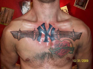 New York Yankees Tattoo Design Photo Gallery - New York Yankees Tattoo Ideas