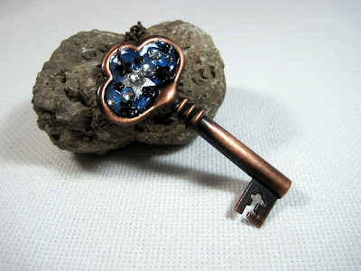 Galaxy Key Necklace