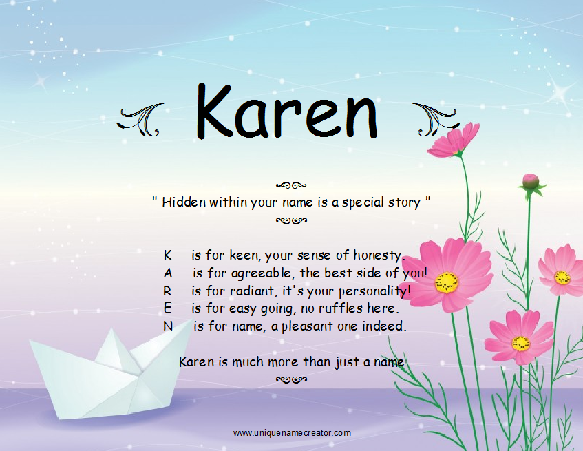 The Name Karen Q Quotes. QuotesGram