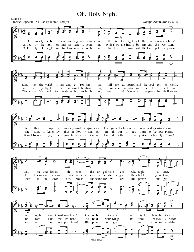 Songs of Praises: O Holy Night (Cantique de Noël)