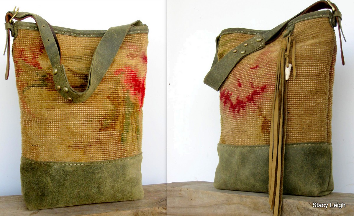 Stacy Leigh Making Carpet Bags Today