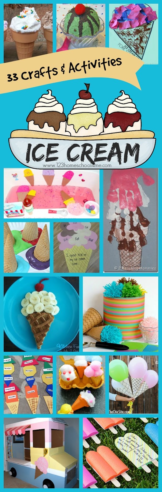 33 Ice Cream Crafts and Kids Activities