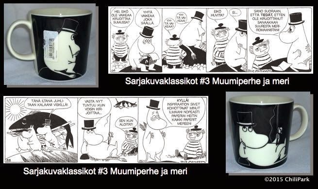 Moomin mug, Moomindaddy in his thoughts
