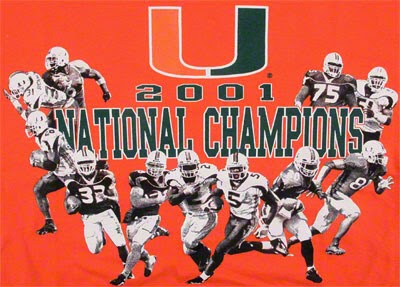 2001 Miami Hurricanes make case for college football's best ever
