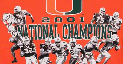 2001 Miami Hurricanes Depth Chart