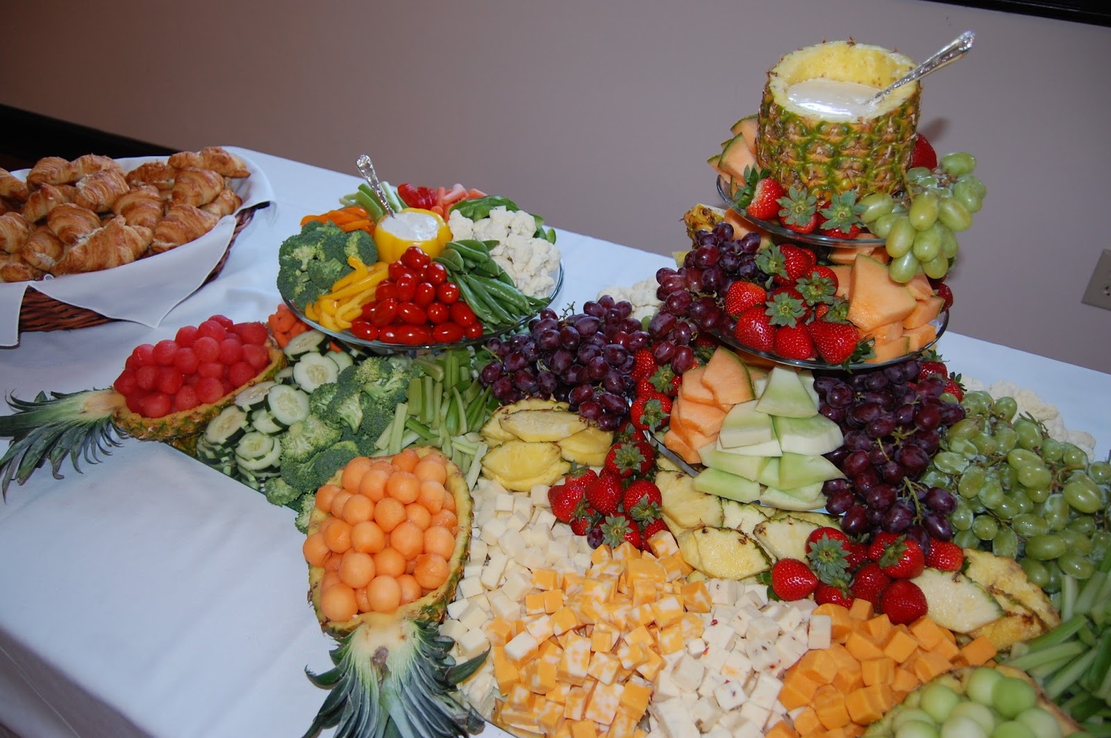 Cook! Create! Consume! Fruit, Vegetable & Cheese Platter Centerpiece
