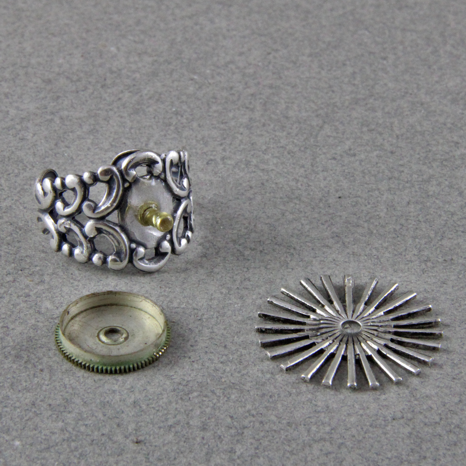 OscarCrow Handmade Jewelry Simple ring riveted construction