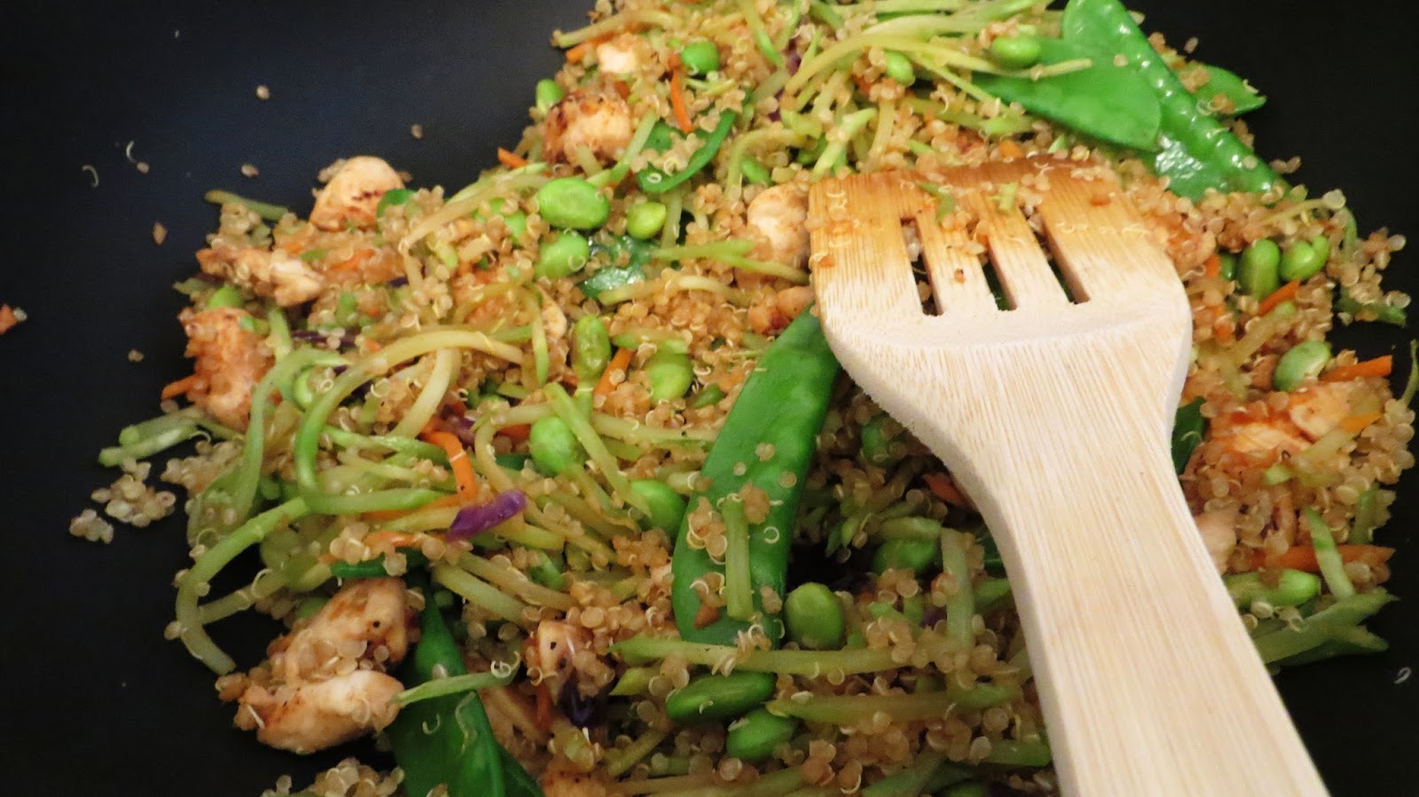 Spicy Chicken and Quinoa Stirfry COOKING QUIDNUNC