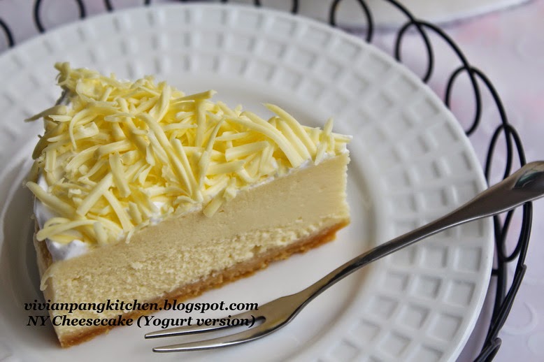 Vivian Pang Kitchen New York Cheesecake (Yogurt version)