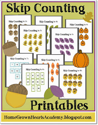 FREE Skip Counting Printables