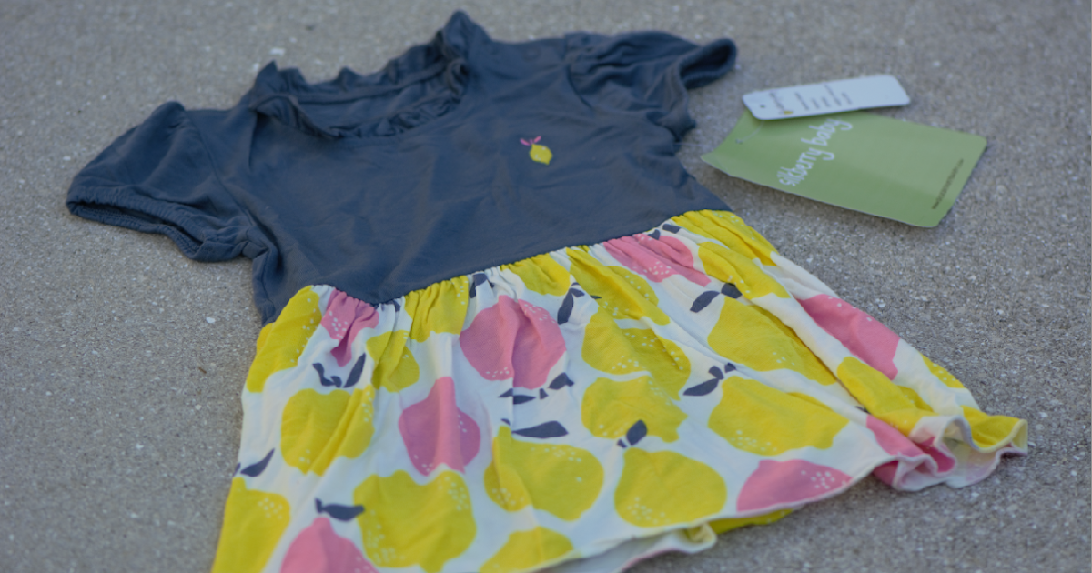 Lil' Blog and More Silkberry Baby Lemon Print Ruffle Bodysuit Review!