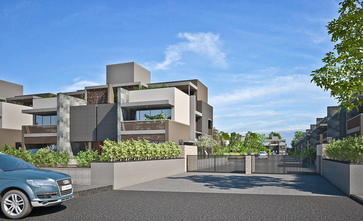 Ongoing Project "Amaranthus VIllas" Science City Ring road Circle