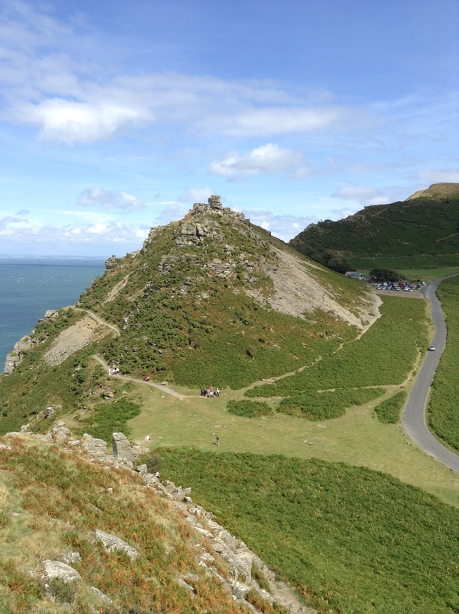 Valley of the Rocks mountains hills somerset england sea landscape pretty