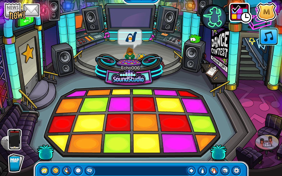 Club Penguin Bounce Music Jam 2014 Walkthrough