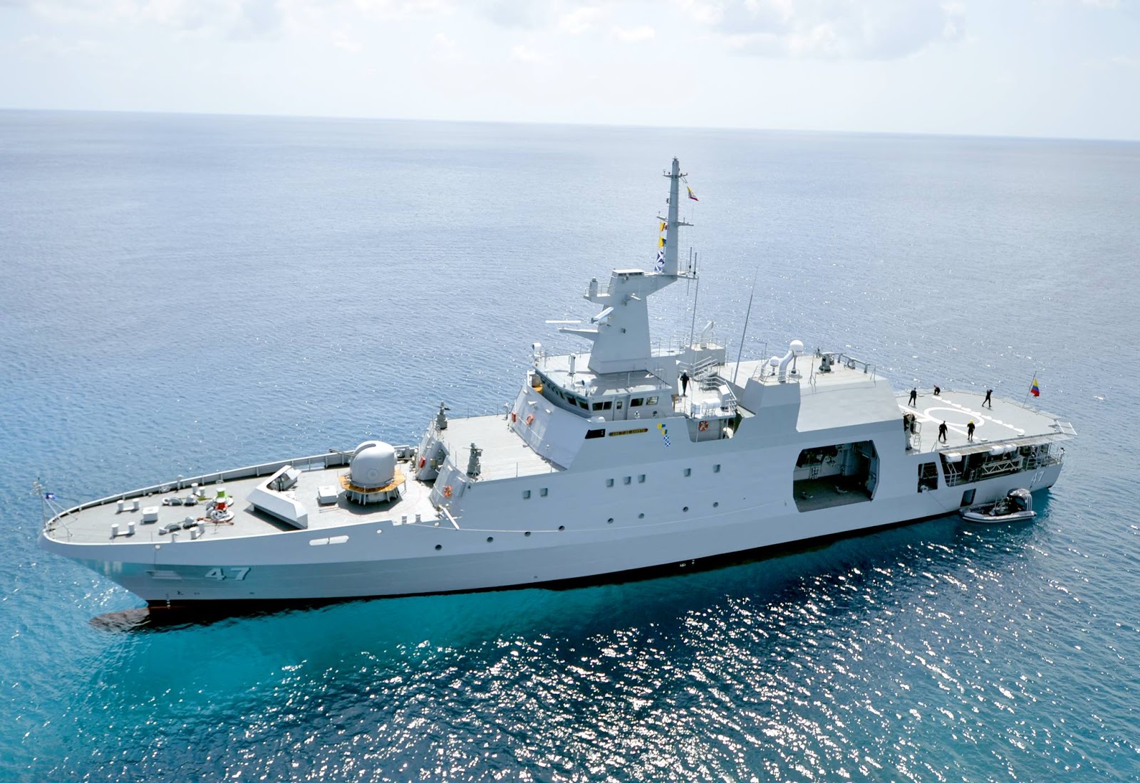 La OPV " 7 de agosto", participara en la operación naval "Atalanta" 2015