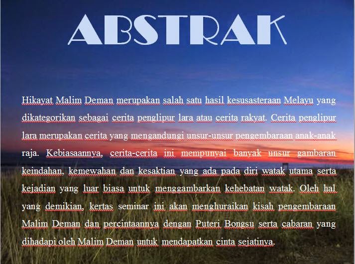 Karya Agung Melayu April 2014