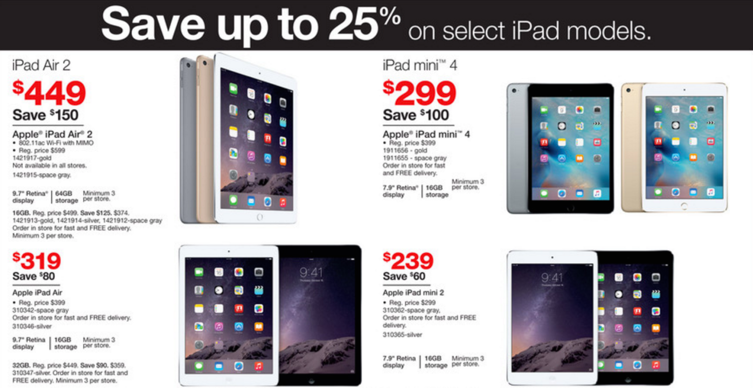 thatgeekdad Target, Sam's Club, and Staples Black Friday 2015 sales