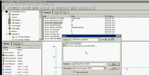 abb drive window software