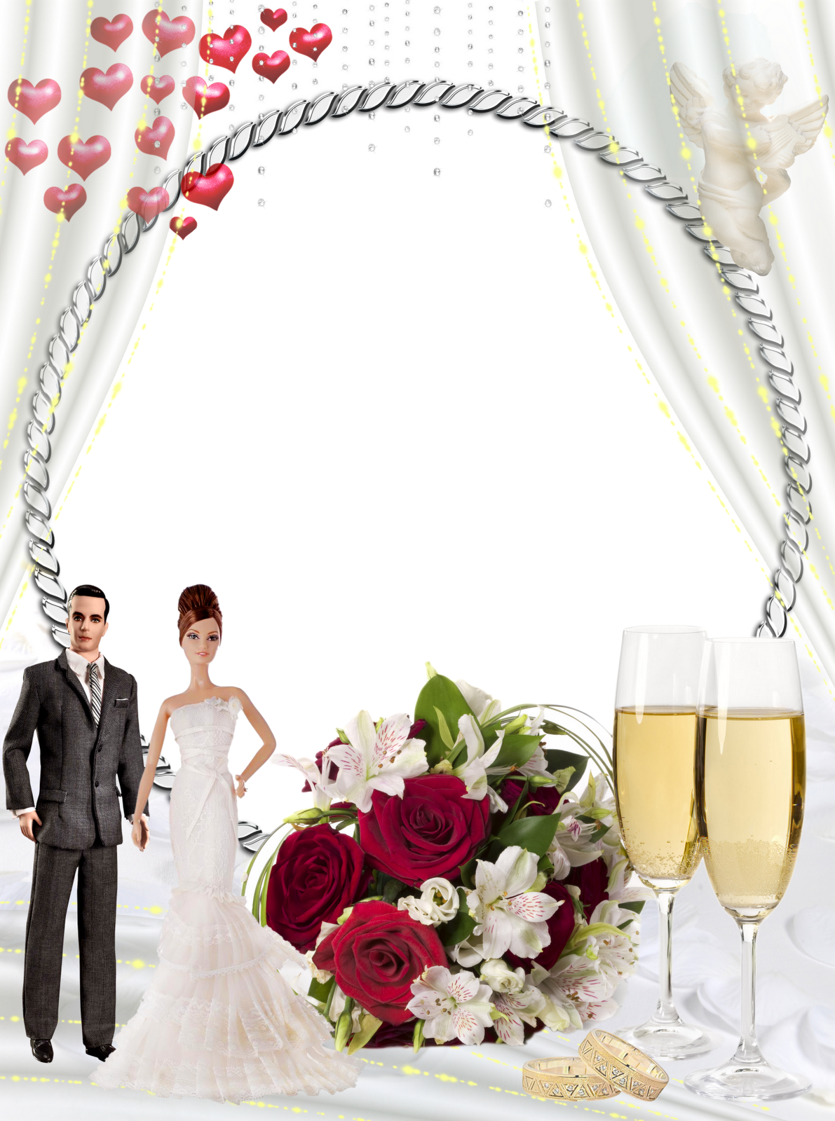 Frames PNG românticos | Imagens Png fundo transparente grátis